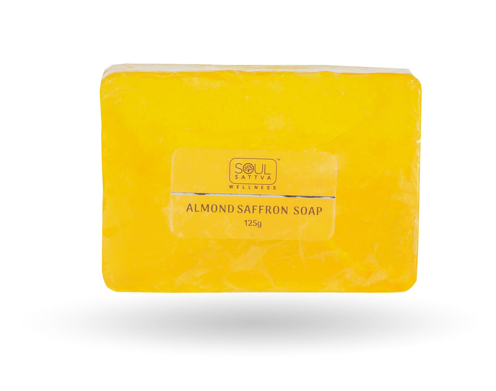 Almond Saffron soap